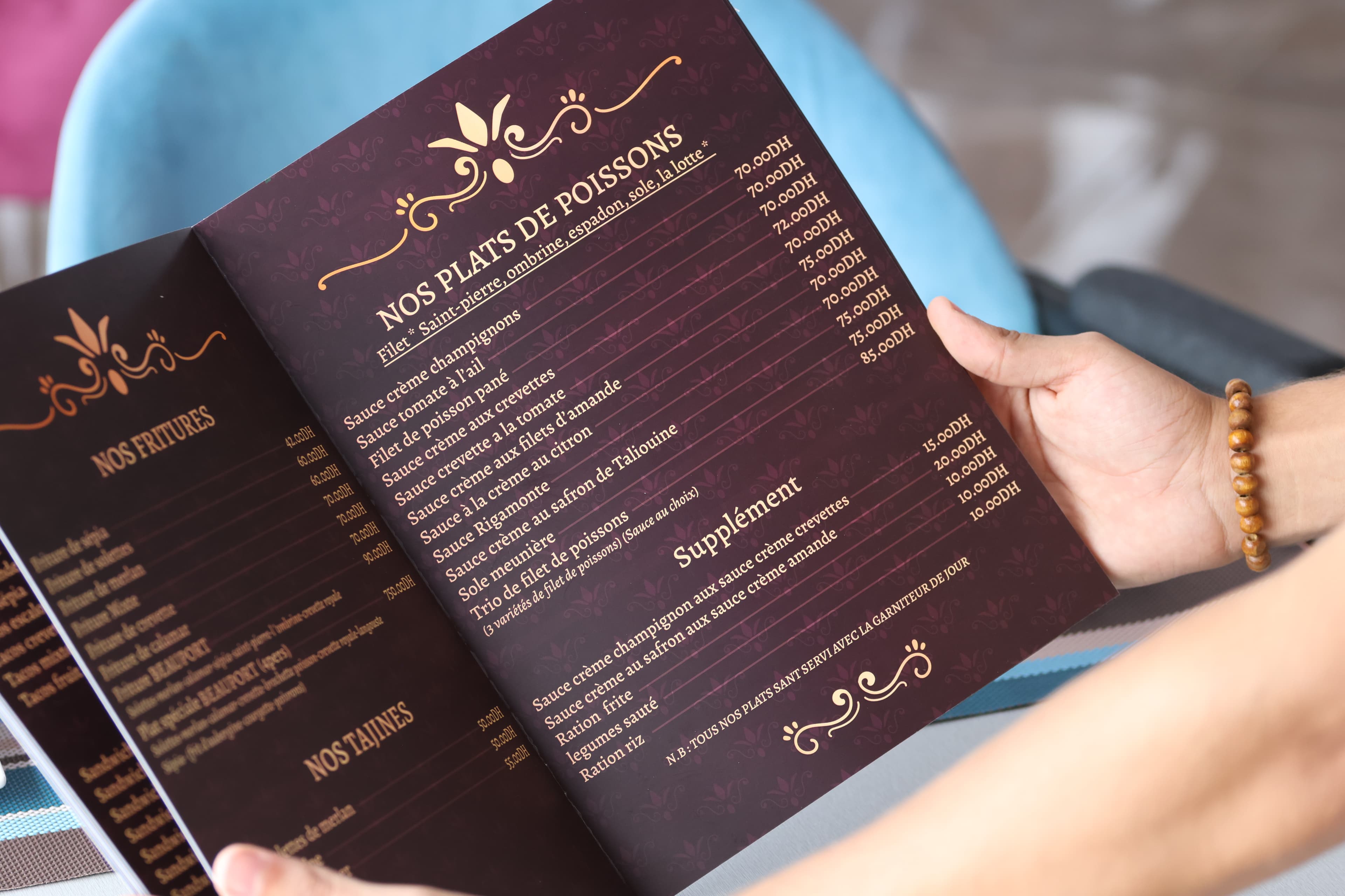 Menu Restaurant